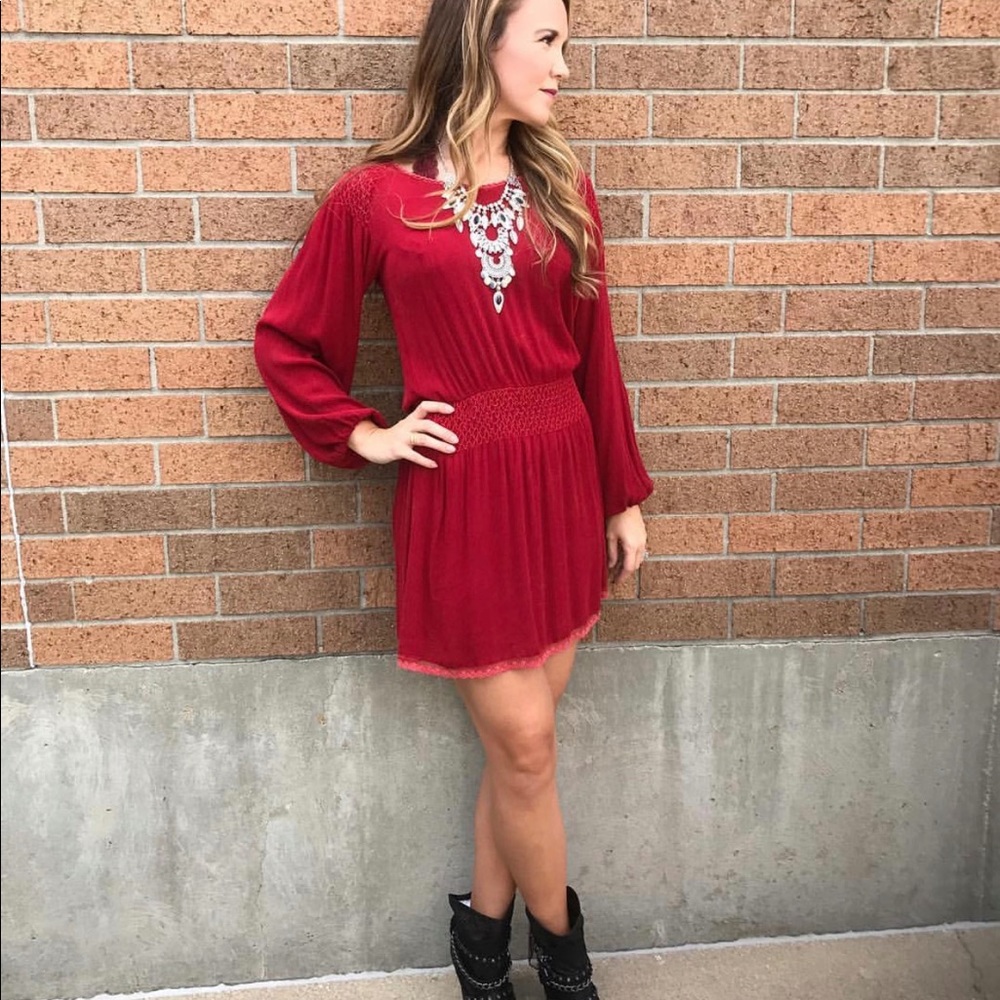 Red Tunic Dress